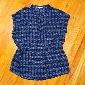 🙋NWOT Pleione cap sleeve blouse Sz XS Excellent condition